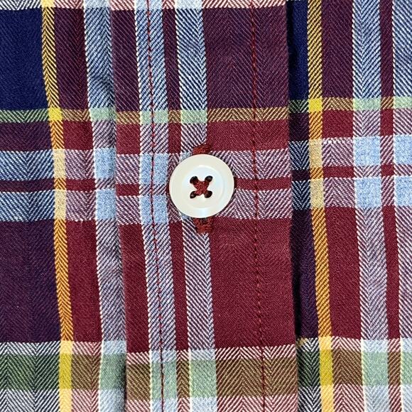 Southern Pines Shirt Men Extra Large Plaid Knit Relaxed Chore Trail Hike Camping - Picture 6 of 13